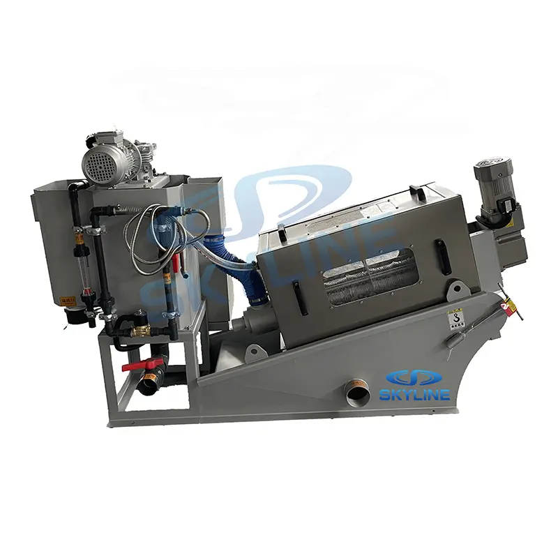 Multi-plate Screw Press Sludge Dewatering Machine