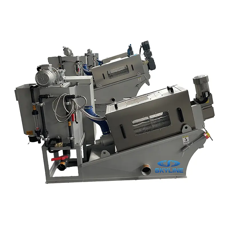 Multi-plate Screw Press Sludge Dewatering Machine